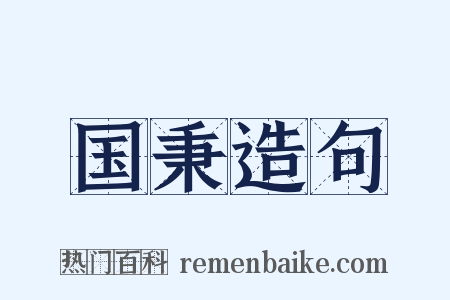 国秉造句是什么意思的图片